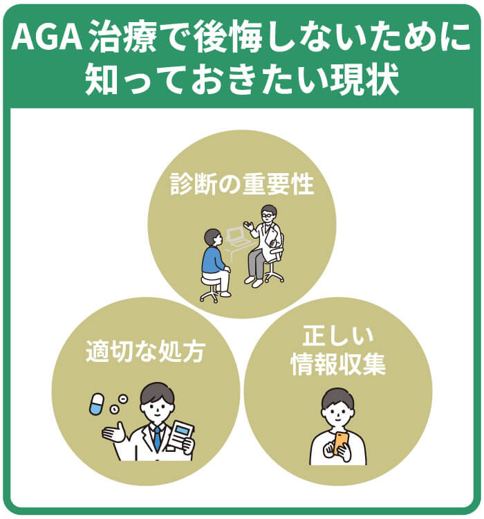AGA治療で後悔しないために知っておきたい現状