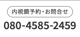 内視鏡予約・お問合せ 080-4585-2459